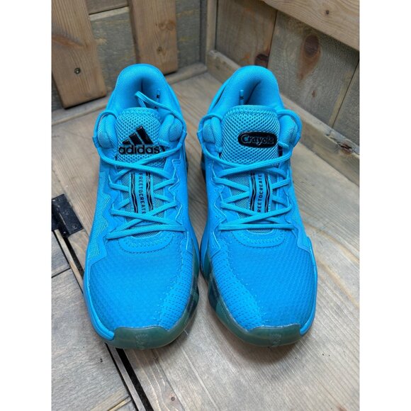 adidas gazelle silver green womens Size 5y Adidas DON Issue #2 Crayola Signal Cyan Brand New